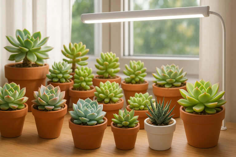 多肉植物を美しく育てるための照度とヒカリの秘密