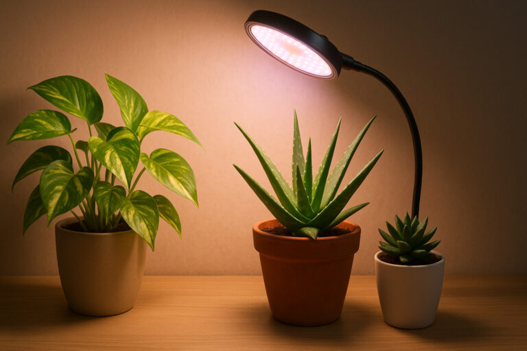 植物のある暮らしでリラックス！育成ライトでナチュラルライフを楽しもう