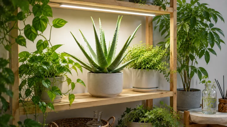 植物育成ライトで観葉植物を元気に育てる方法｜日当たりが悪い部屋でも楽しめる室内園芸ガイド