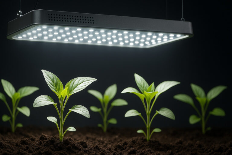 家庭菜園から都市型農業まで！植物育成用LEDライトの活用術とメリット