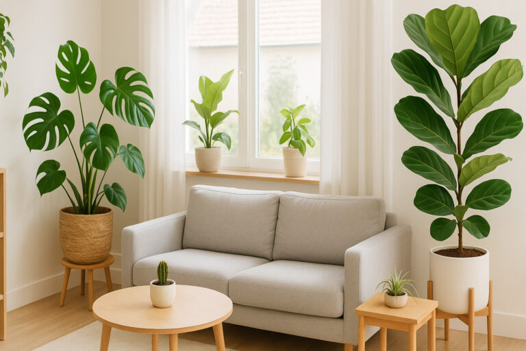 良質な光で育てる！観葉植物を取り入れた洗練されたインテリアデザイン