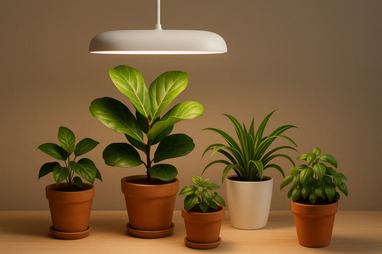 室内植物を健康に育てる！植物育成用LEDライトの効果と選び方