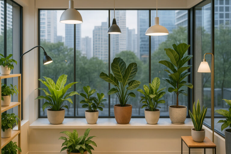 植物も喜ぶ！室内を彩る最新育成ライトとインテリア照明の選び方
