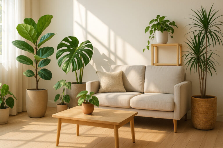 観葉植物とインテリアの調和: 良質な光で魅力を引き出す方法
