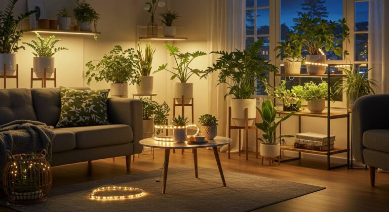 植物がもっと輝く！インテリア用植物LEDで作る癒しの空間