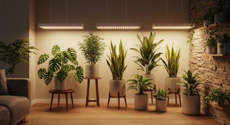 見た目も健康も良くなる！インテリア植物×LEDの理想的な組み合わせ