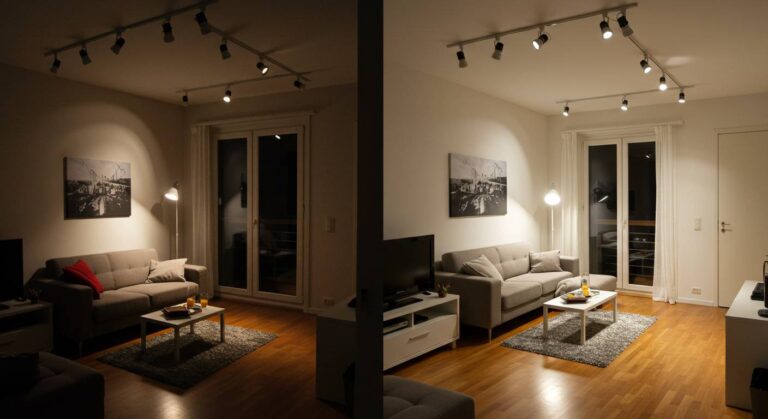 一人暮らしの部屋が激変！ダクトレール照明のビフォーアフター