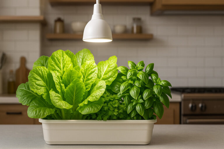 【驚きの成長率】キッチンガーデン用LEDで野菜が2倍早く育つ裏技
