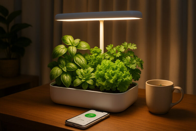 アプリ連動型LEDライトで実現！スマート室内農業の始め方