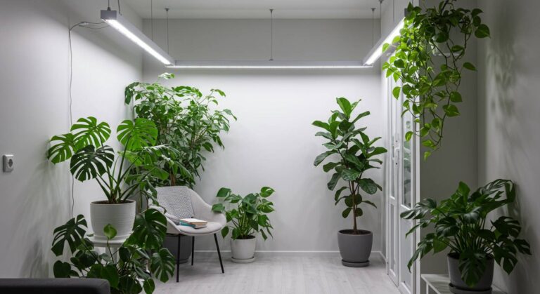 室内植物が輝く! 白色育成ライトで叶える都会のオアシス