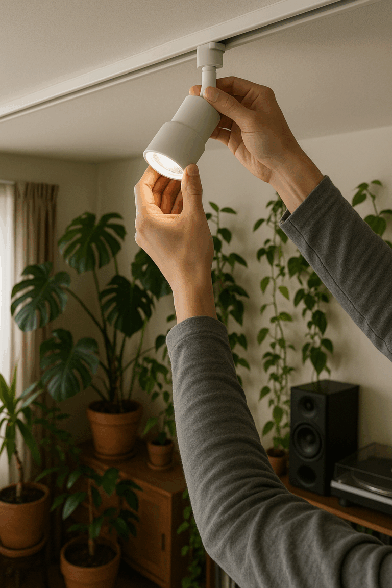 賃貸でもOK！工具なしで取り付けられるダクトレールライトの秘密