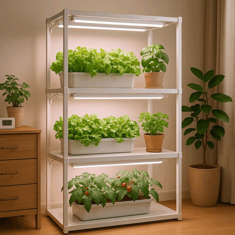 植物育成用白色LEDを使った自動化室内菜園のすすめ