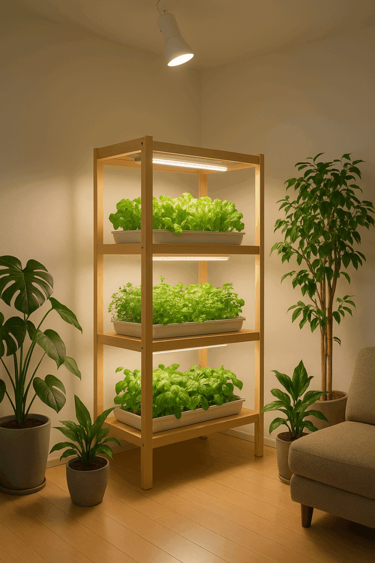 植物育成用白色LEDで野菜栽培に挑戦！アーバンファーミングの始め方