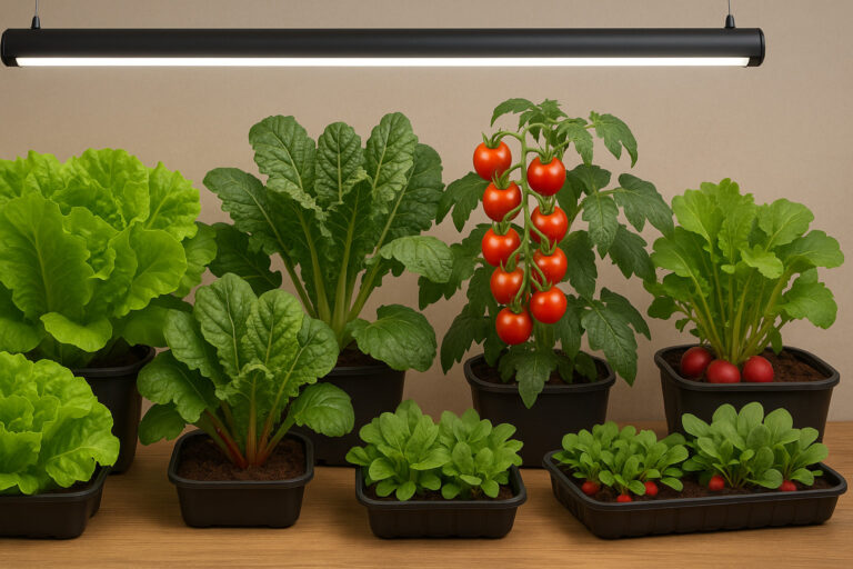 植物育成用LEDライトで広がる家庭菜園と室内栽培の可能性