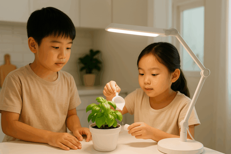 子どもの食育にも最適！家族で楽しむLEDミニガーデンプロジェクト