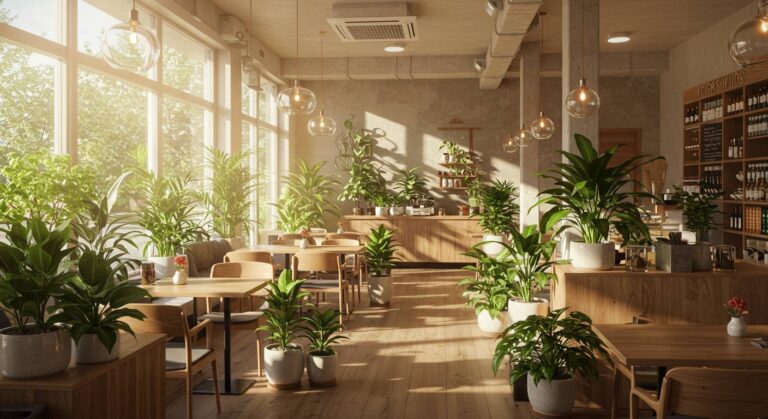 Caféデザイナーが明かす！植物と光で作る最高の癒し空間レイアウト術