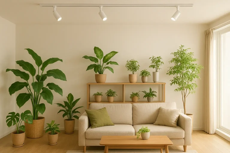 植物と人が共に満たされる空間へ：高演色LEDで実現する癒やしのインテリア