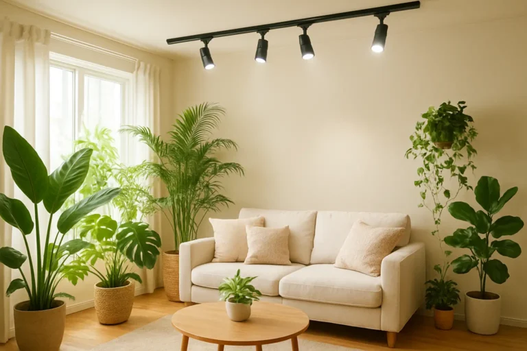 植物育成用LEDライトで観葉植物を元気に育てる方法｜風水でよく語られる植物の意味も紹介