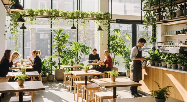なぜCaféは植物を取り入れるのか？最新インテリアトレンドと快適空間の秘密