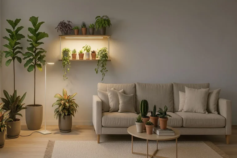 狭い空間でも活きる！高演色LEDで植物と楽しむ癒やしのインテリアデザイン