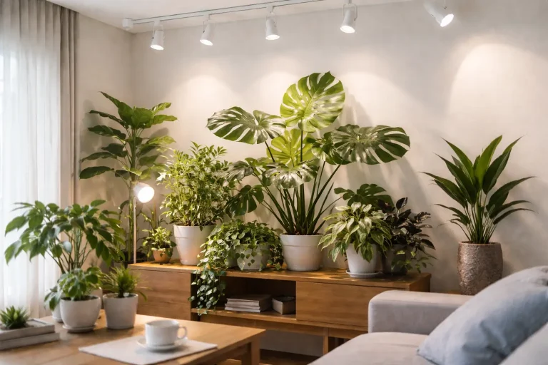 観葉植物を美しく健やかに育てる植物育成用白色LED照明の選び方と活用術