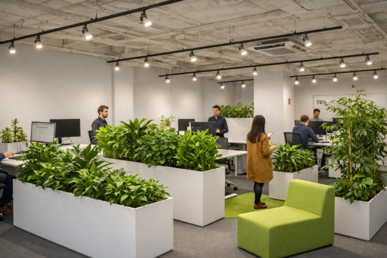 オフィス緑化のプロが教える白色LED活用術：植物が育たない悩みを解決