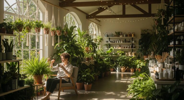 園芸店で見つける心の安らぎ：植物と光がもたらす現代人への癒しの効果