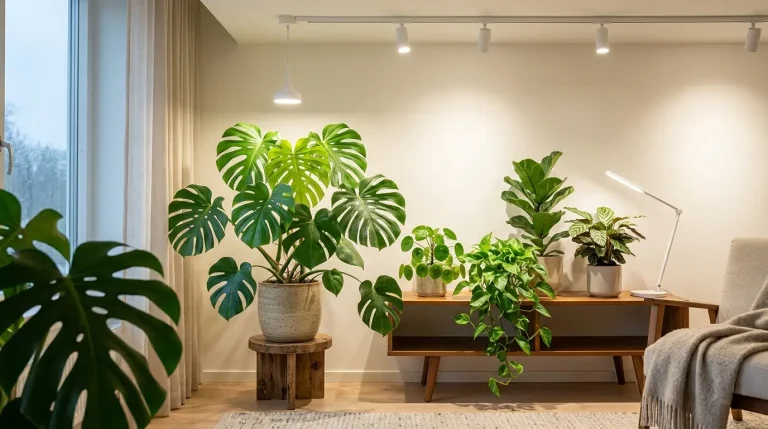 植物のある空間を格上げ！高演色インテリア照明にもなる室内植物育成用白色LEDライト