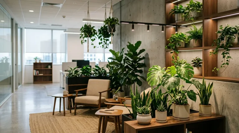 オフィス緑化と植物育成用白色LEDライトの活用ガイド