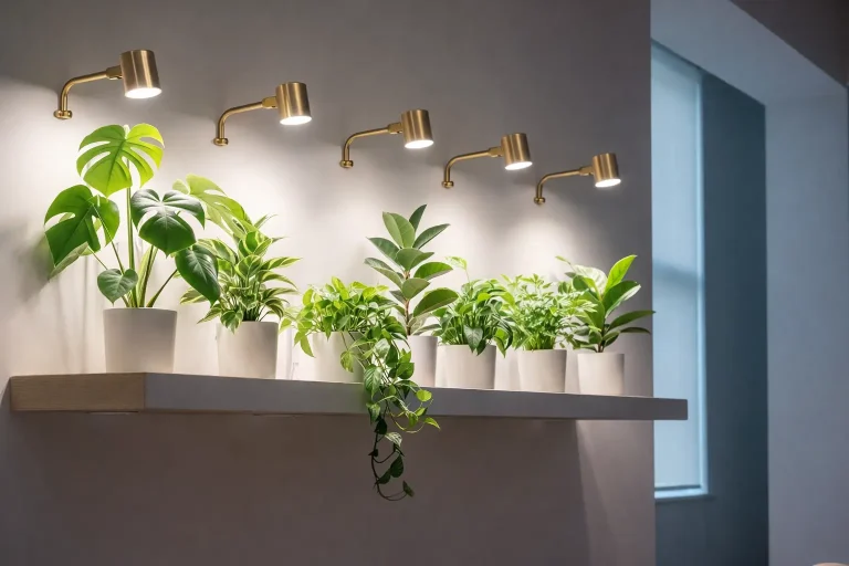デザイン重視派必見！インテリアを格上げする植物育成用白色LEDライト
