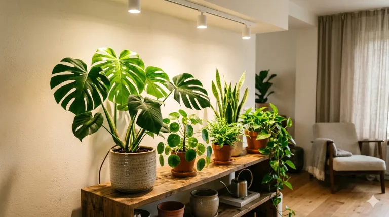 日陰の部屋で観葉植物を育てるコツと植物育成用白色LEDの活用法