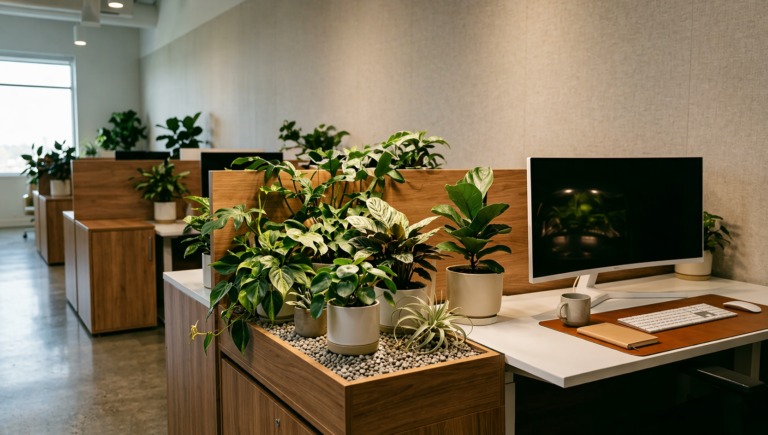 植物育成用LEDライトで実現する、日当たりの制限を受けないオフィス緑化の進め方