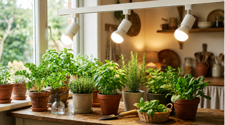 【2026年最新】植物育成用白色LEDで室内キッチンガーデンの光不足解消！選び方のコツ