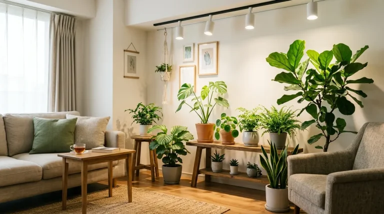 植物育成用白色LEDライトで作る究極のリラックスインテリア