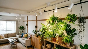 ダクトレール取付タイプの植物育成用白色LEDライトでおしゃれに観葉植物を楽しむ方法