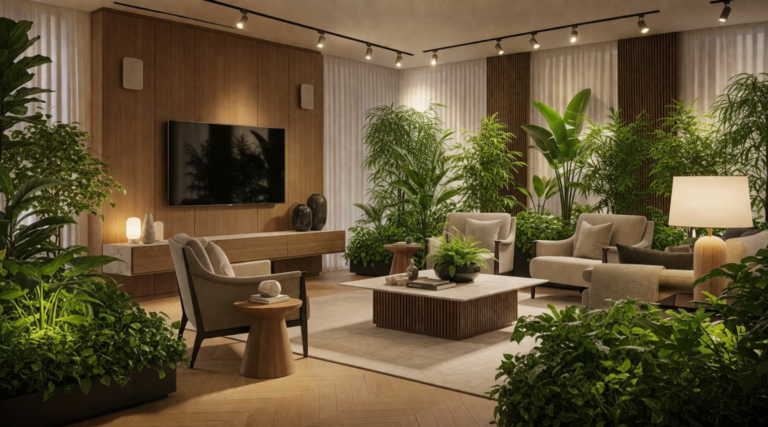 植物も喜ぶ！植物育成用白色LEDライトで作る極上リラックスインテリア空間
