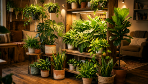 室内で楽しむボタニカルライフ。植物育成用白色LEDライトを活用した植物のある暮らし