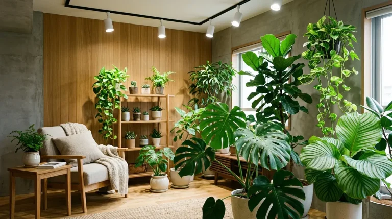 高演色の植物育成用白色LEDライトで作る究極のリラックスインテリア