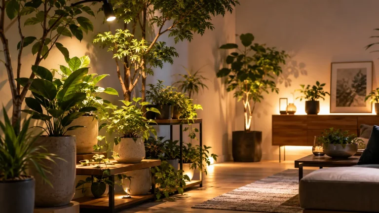 LEDECO SHOPの育成用白色LEDライトは、植物育成とインテリアを両立！高演色の光で作るおしゃれな室内空間