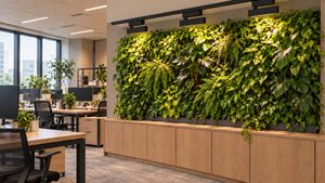 オフィスの観葉植物に植物育成LEDライトは必要？光量・設置場所・点灯時間の考え方